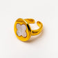 (Pre-Order) Velatti Mother of Pearl Clover Ring