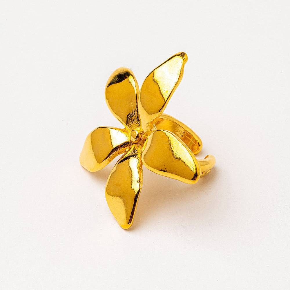 Velatti Open Petal Ring