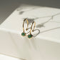 Green Whisper Earrings
