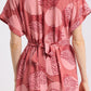 Batik Boutique Ayaz Shirt Dress Dress - Crimson Yuan Dian