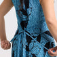 Batik Boutique Maxi Dress - Azure Blooming Lace