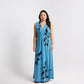 Batik Boutique Maxi Dress - Azure Blooming Lace