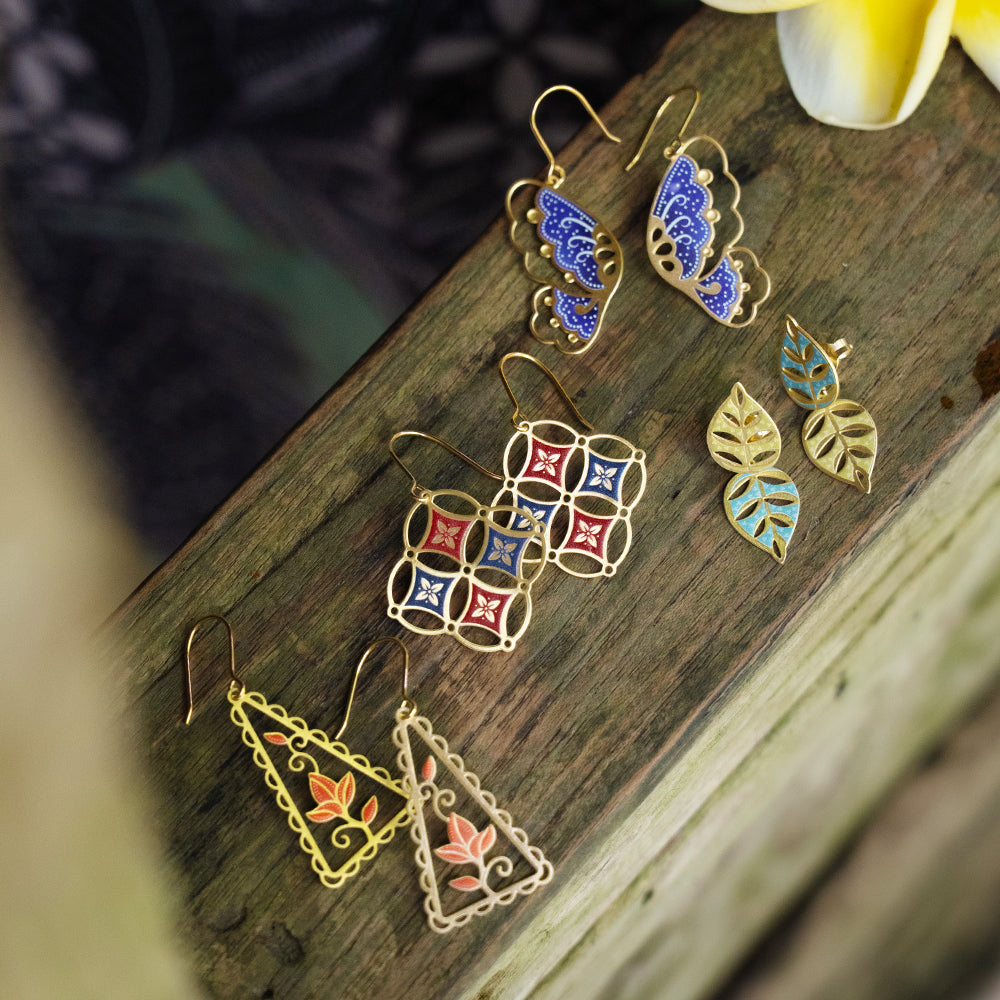 Kawung Earrings