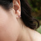 Gem Bloom Studs with Amethyst