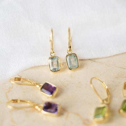 Emerald Cut Earrings