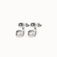 UNOde50 Boa Earrings Silver with Swarovski