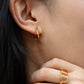 Accent Gem Hoops