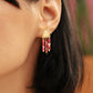 Chevron Tassel Earrings