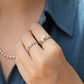 Triple Bloom Stack Ring