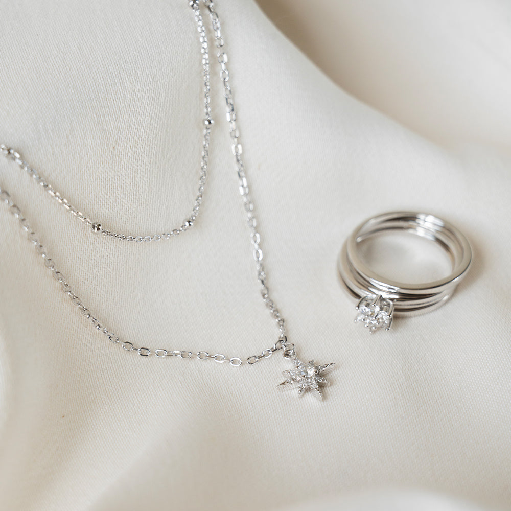 North Star Double Necklace