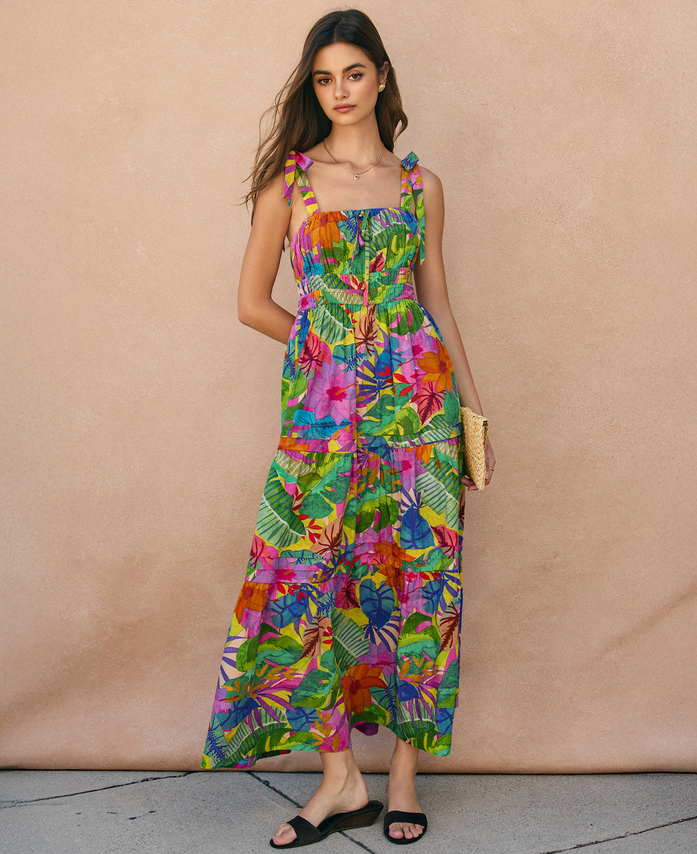 Dress Forum Resort Botanica Tiered Maxi Dress