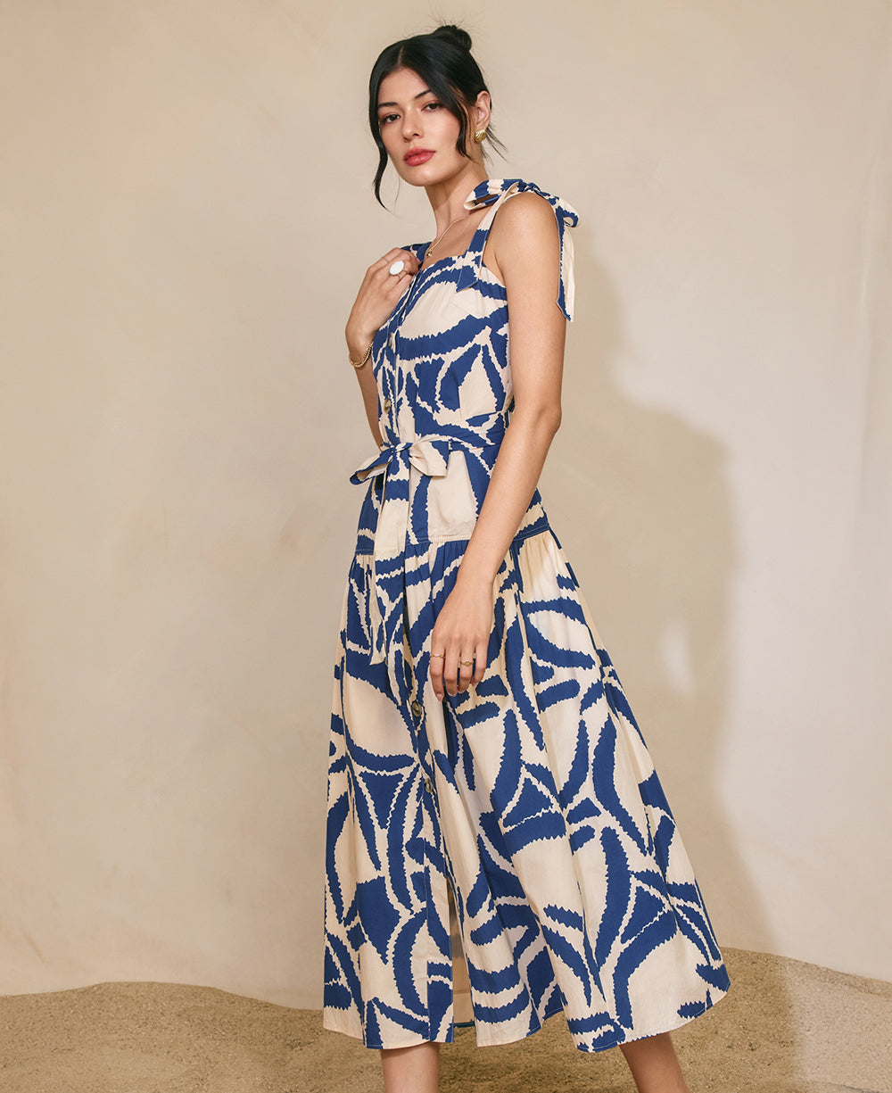 Dress Forum Tide and Seek Button Down Midi Dress