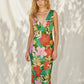 Dress Forum Moonstruck V Neck Midi Dress