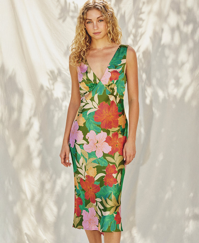 Dress Forum Moonstruck V Neck Midi Dress