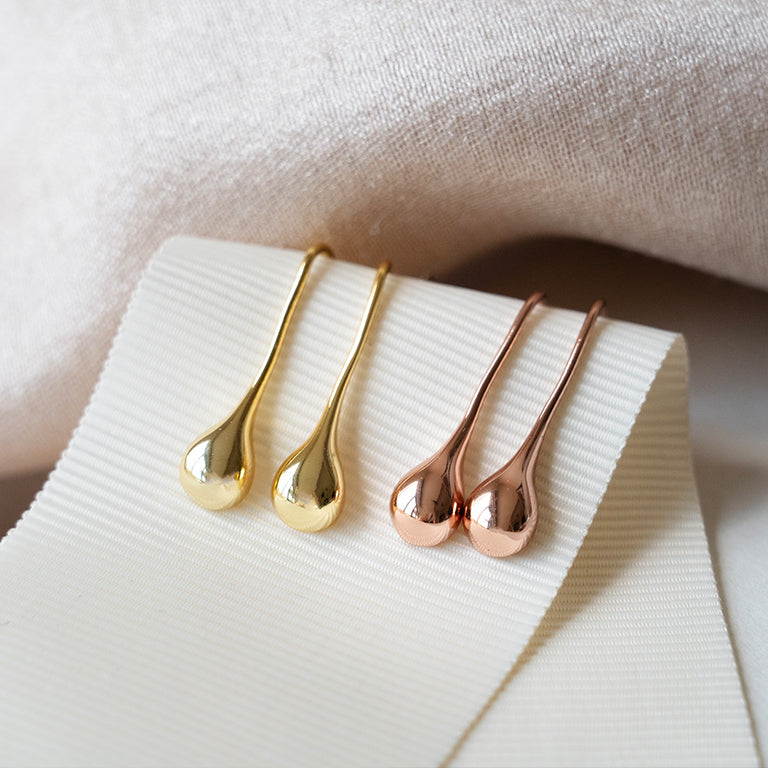 Droplet Hook Earrings