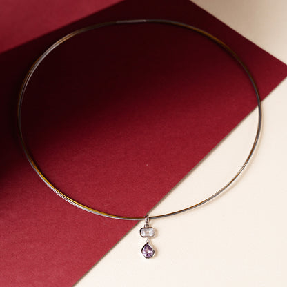 Lavender Light Necklace