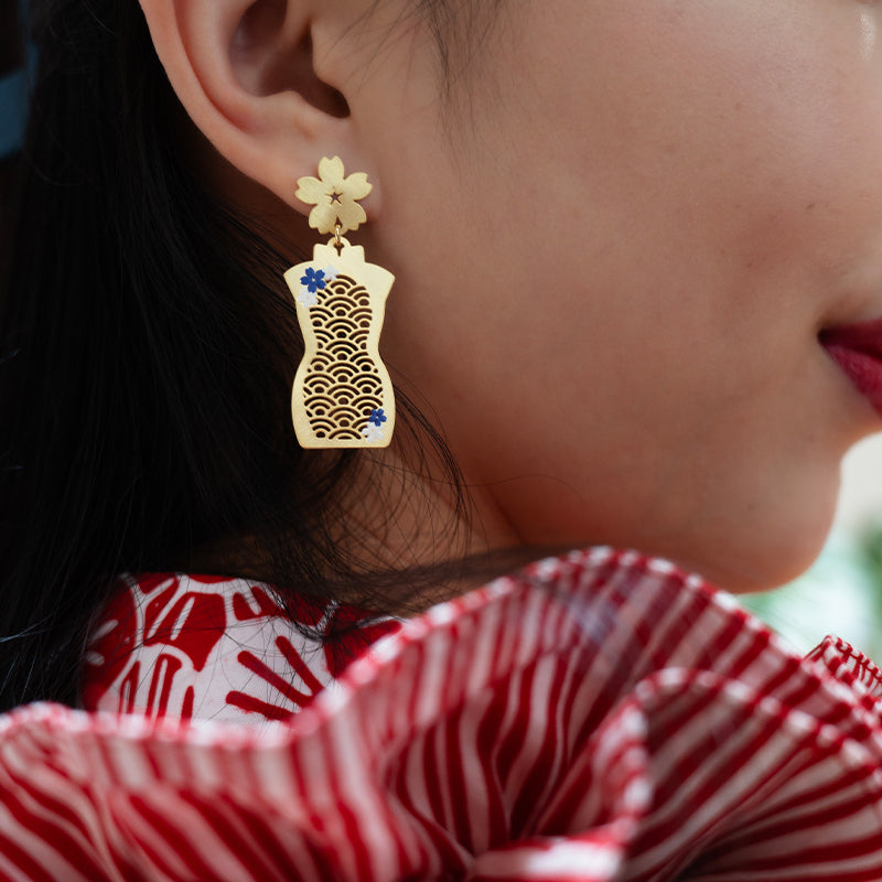 Floral Cheongsam Earrings