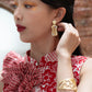 Floral Cheongsam Earrings