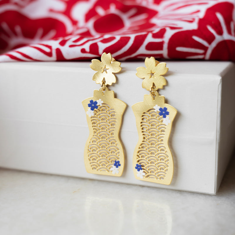 Floral Cheongsam Earrings