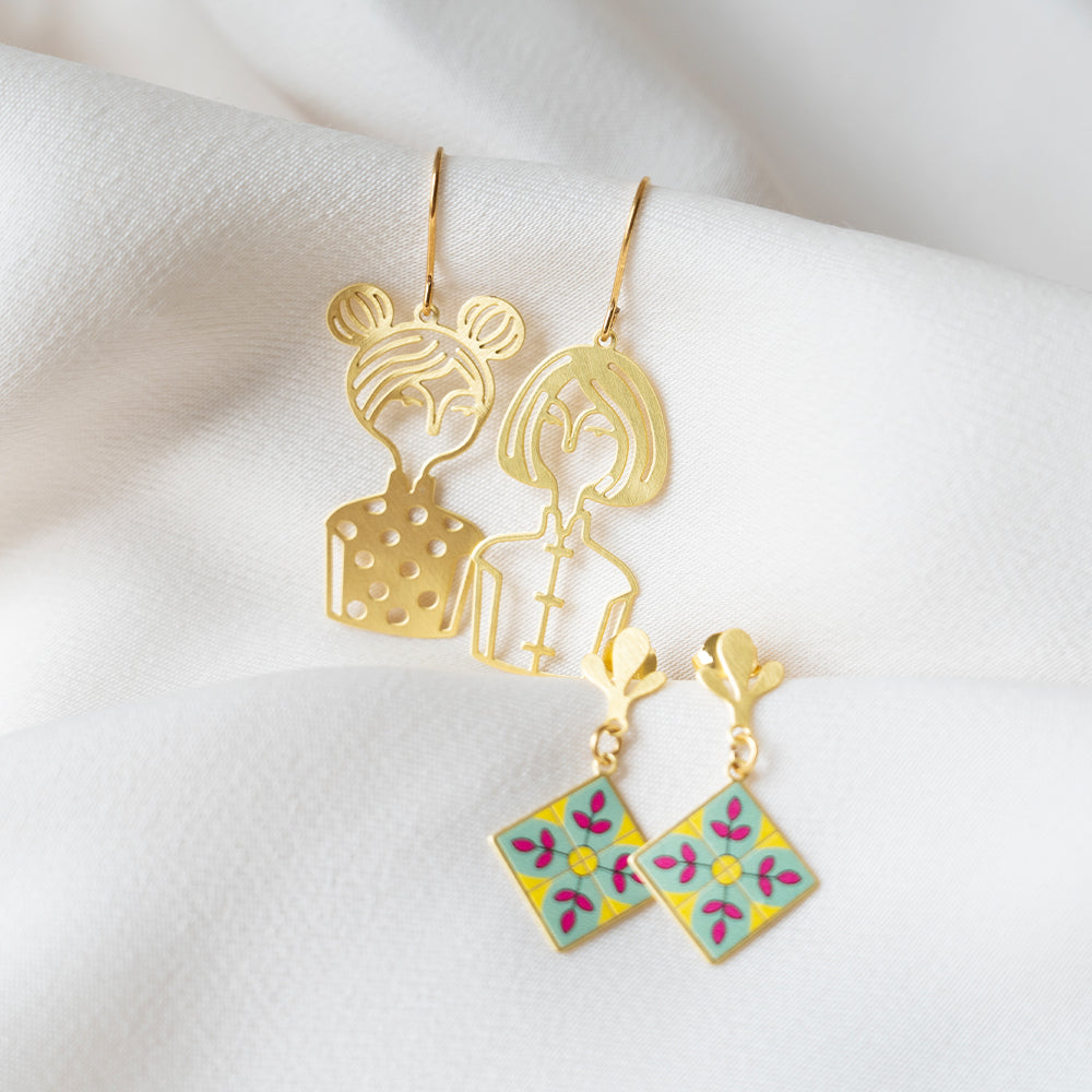 Cheongsam Chicks Earrings