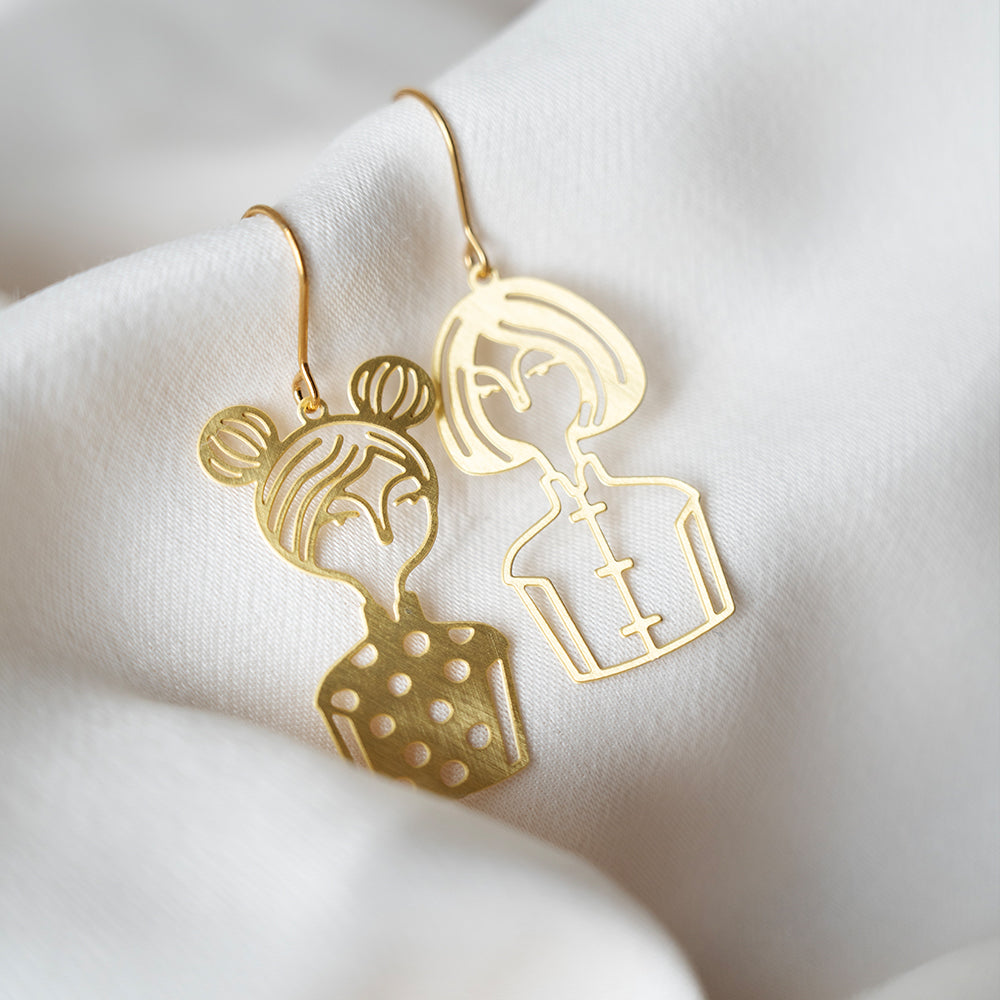 Cheongsam Chicks Earrings