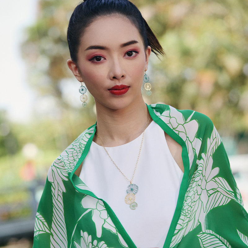 Lily Pad Earrings