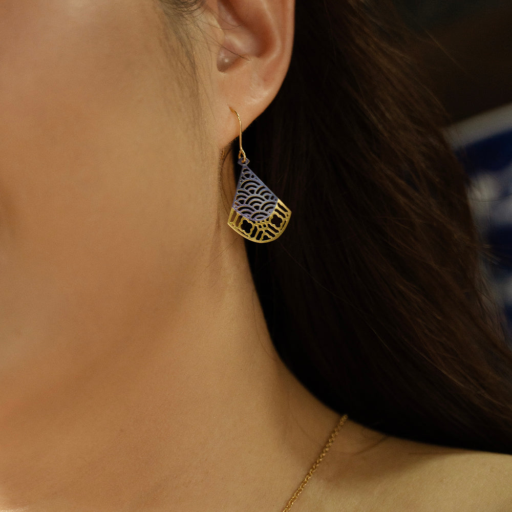 Fan Earrings