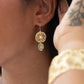 Double Lily Pad Earrings