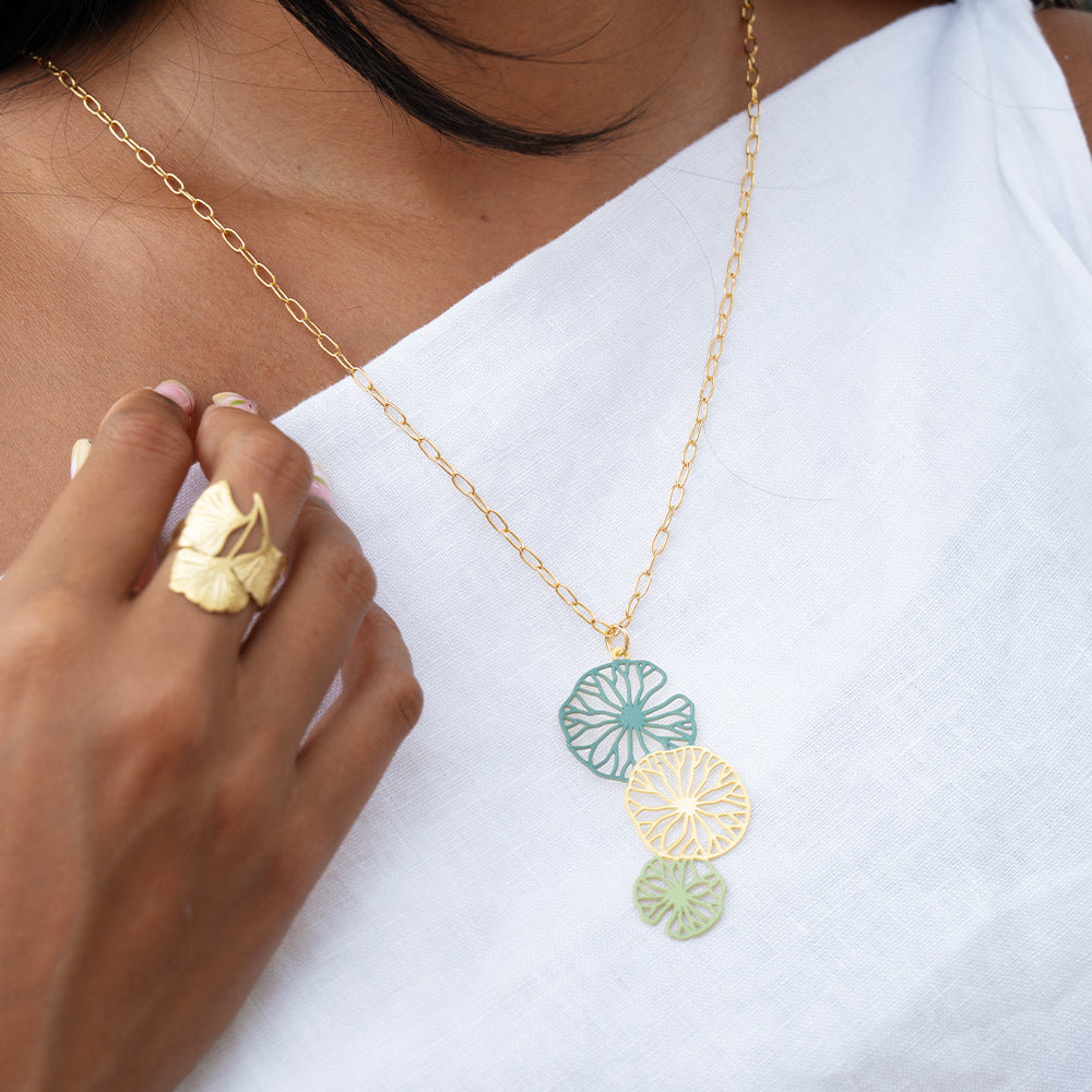 Lily Pad Necklace