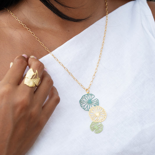 Lily Pad Necklace