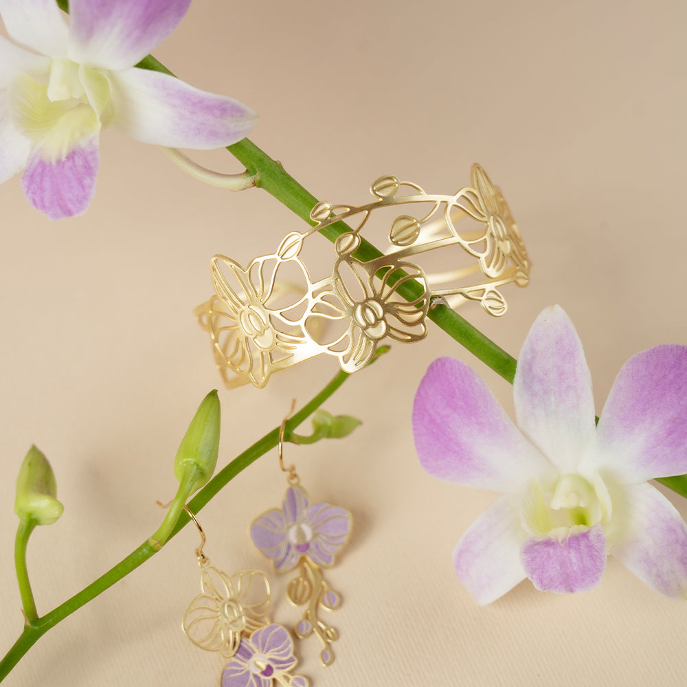 Orchid Cuff