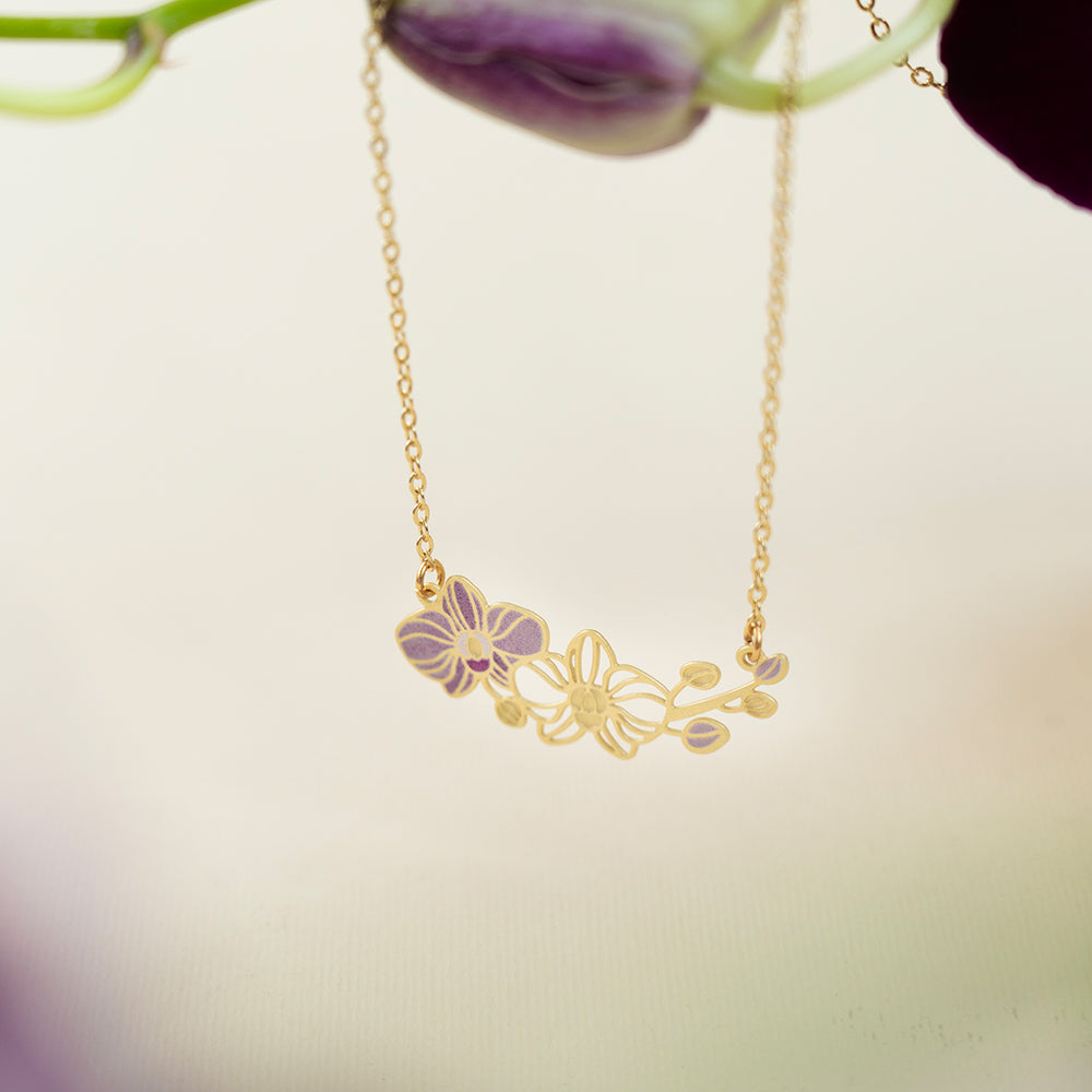 Orchid Necklace