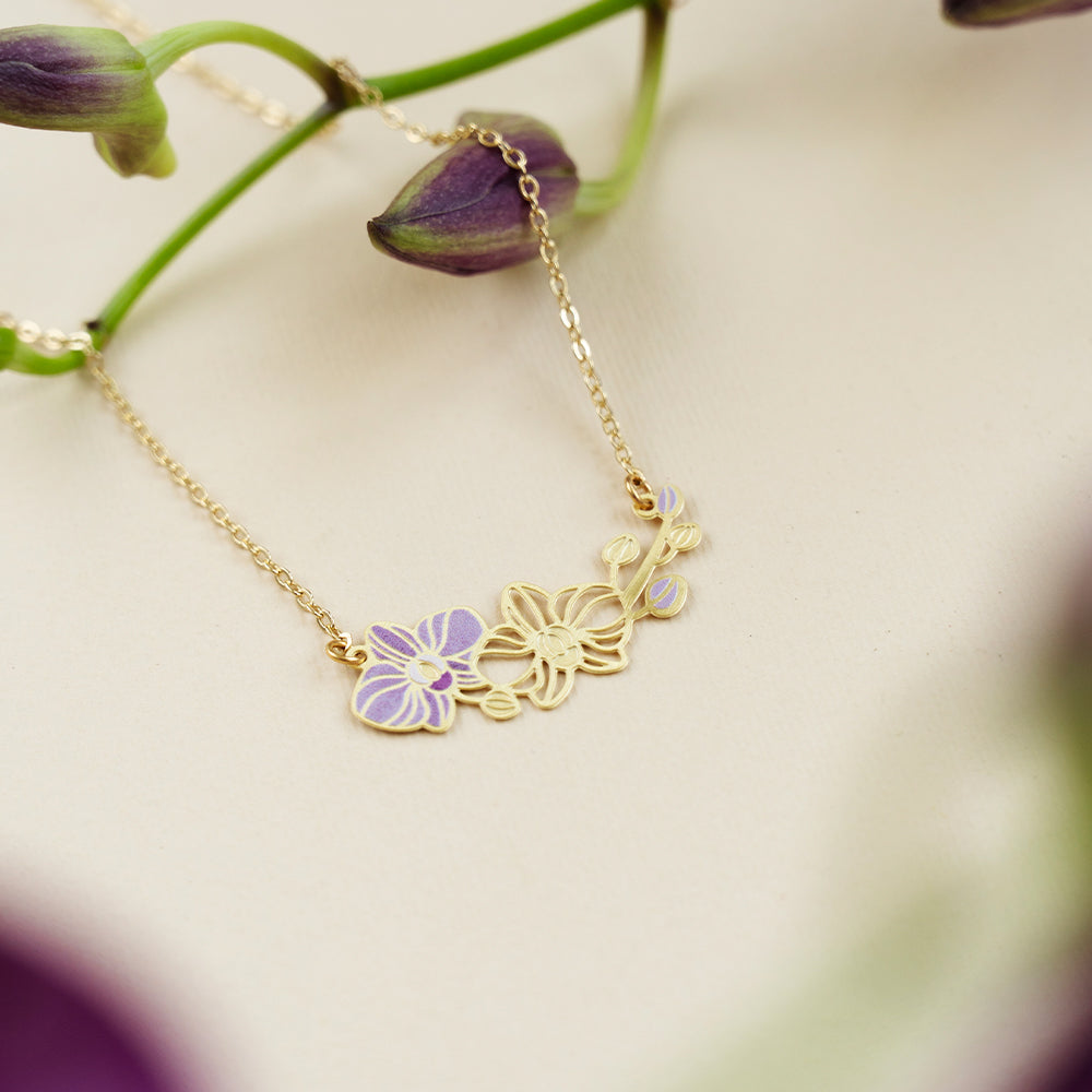 Orchid Necklace