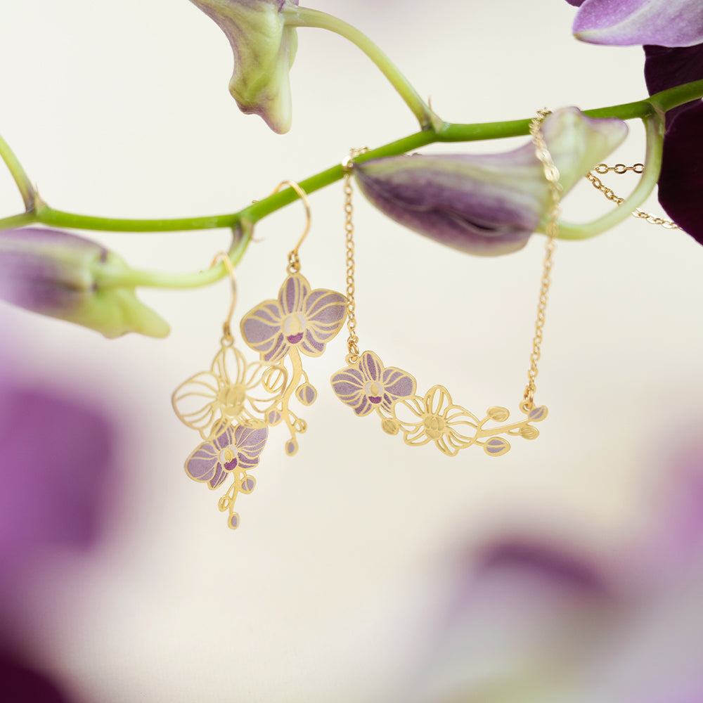 Orchid Necklace