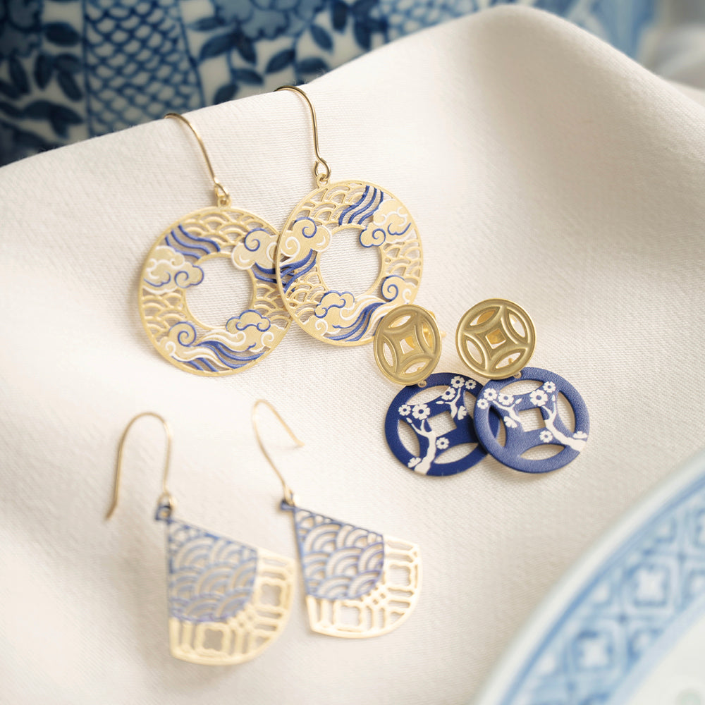 Double Coin Earrings