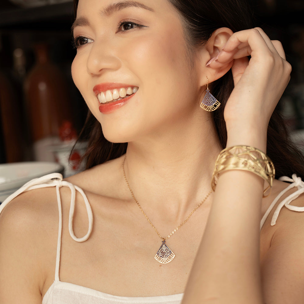 Fan Earrings