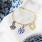 Porcelain Vase Charm Bracelet