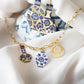 Porcelain Vase Charm Bracelet