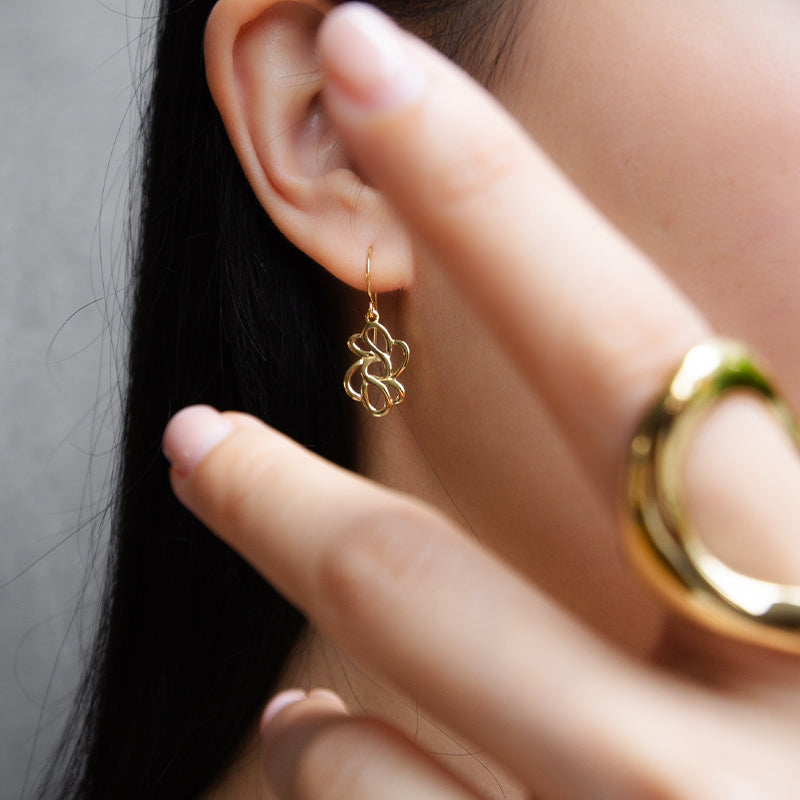 Swirl Blossom Earrings