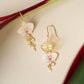 White Orchid Earrings