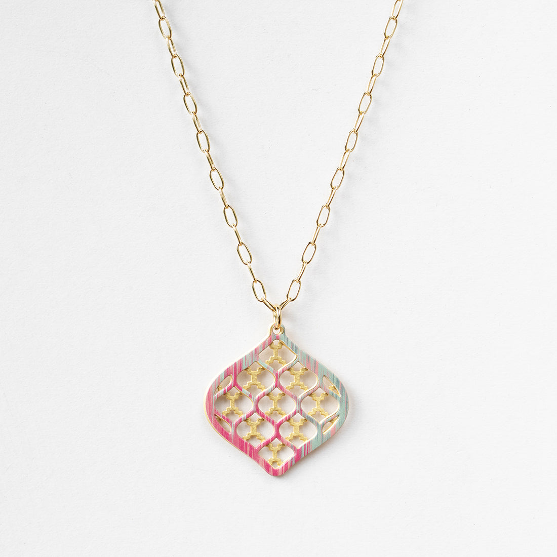 Woven Leaves Necklace