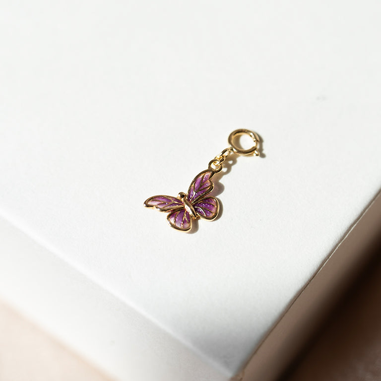 Butterfly Enamel Charm