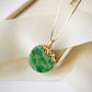 (PRE-ORDER) Garden Jade Pendant with Diamonds and Rubies