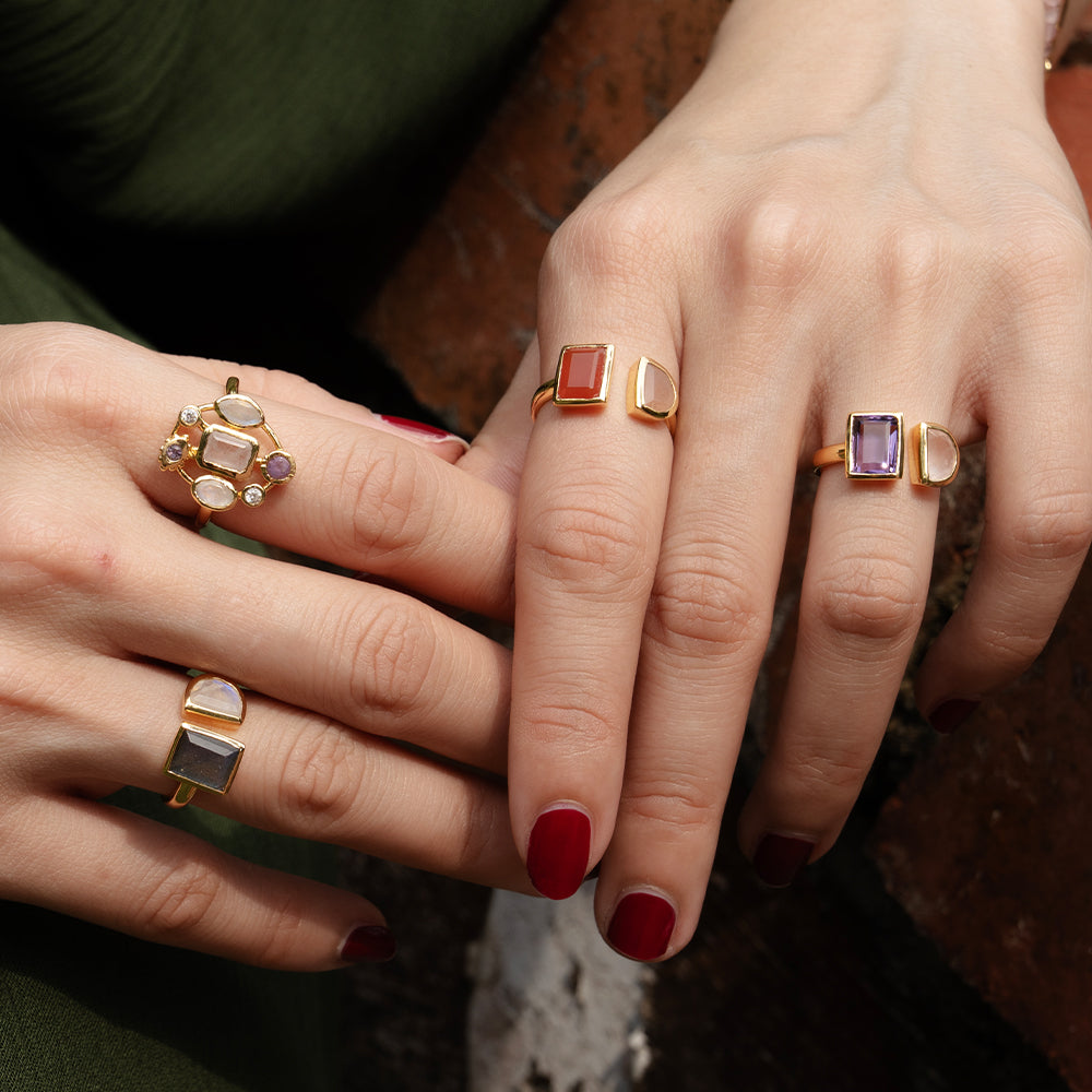Gem Duet Ring