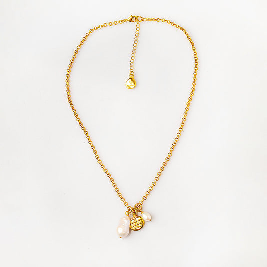 Velatti Petite Gems & Charm Necklace