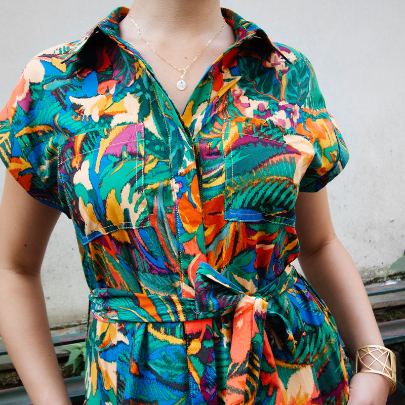 Dress Forum Tropical Fiesta Short Sleeve Dress