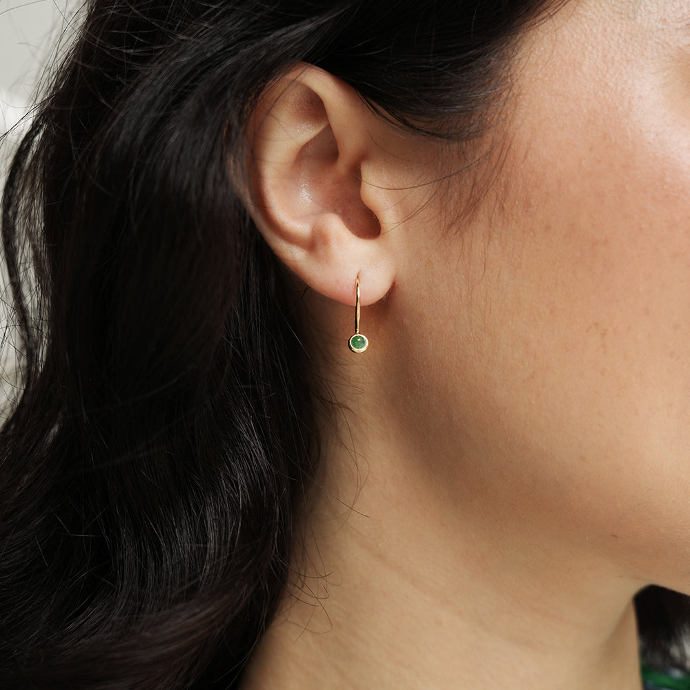 Green Whisper Earrings
