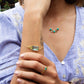 Green Amethyst & Peridot Bracelet