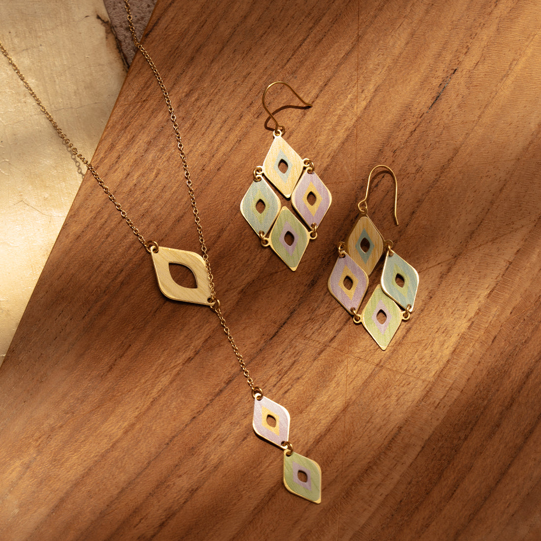 Diamond Ikat Necklace