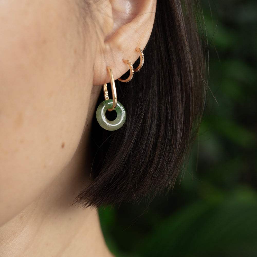 Jade Convertible Hoops